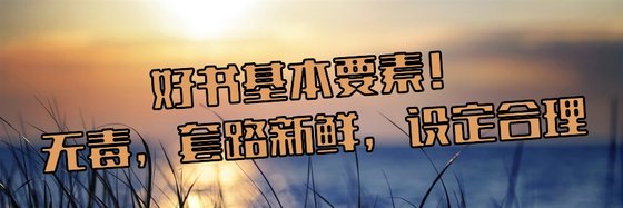 好书基本要素！无毒，套路新鲜，设定合理